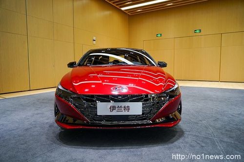 近看颜值也不低 北京现代第七代伊兰特亮相