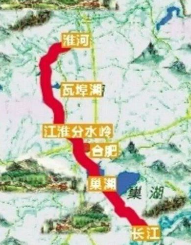 引江济淮工程线路图最新高清大图