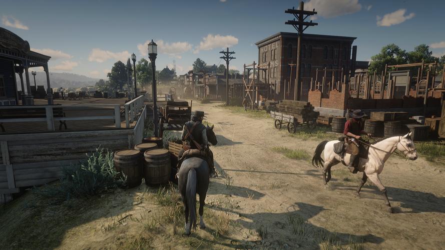 游戏画面发展史荒野大镖客救赎一代与二代相同地点对比一