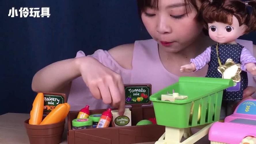 小伶玩具 028 超市收银台
