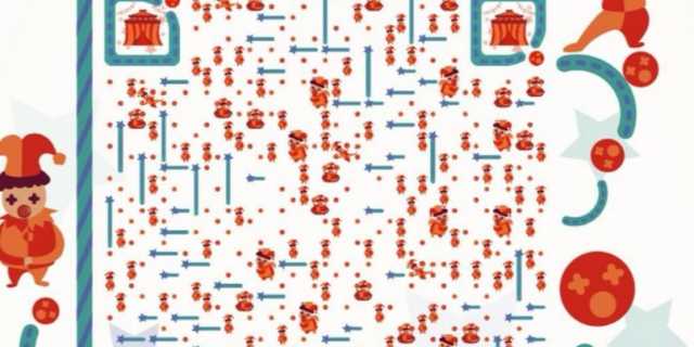 刚自己做的二维码,扫码后是生日快乐歌!