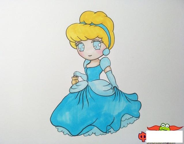 如何画简笔画灰姑娘