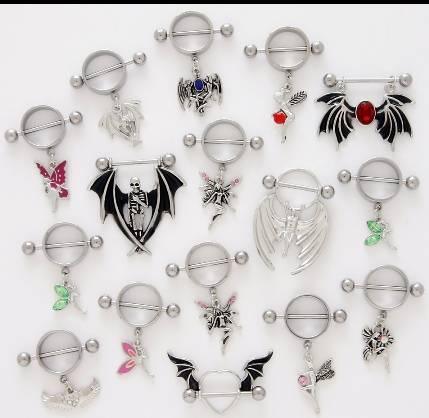 穿刺饰品乳环 nipple rings1.