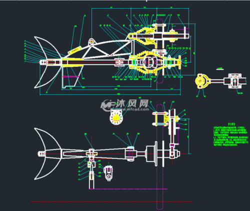 btz1200a半浸桨传动装置设计图