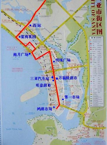 三亚市交通公交线路水果介绍5
