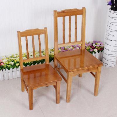 优品雅竹 靠背椅楠竹子 板凳小凳子 小靠椅学生作业椅实木小椅子