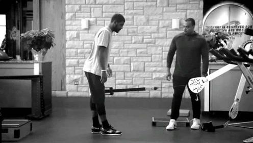 巨星成功背后是无尽的刻苦磨炼来看欧文训练短片