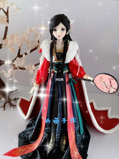 【超轻黏土】捏的第一个古风正比人物_古风_超轻黏土