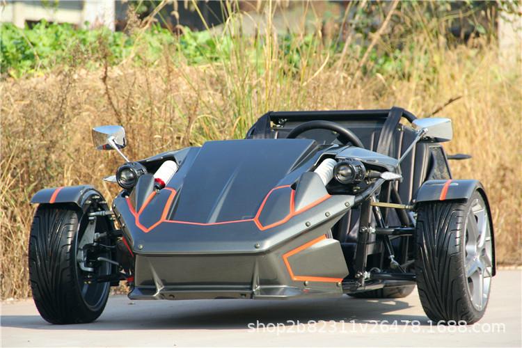 沙滩车250cc宗申水冷ztr倒三轮跑车漂移卡丁车越野方向盘摩托车