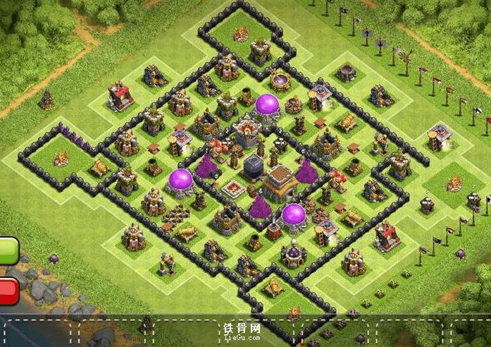 部落冲突八本怎么布阵 八本阵型图