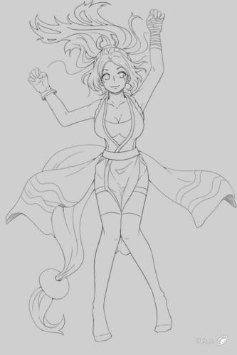 【王者荣耀/不知火舞】不知火舞真是是身材火辣的小姐