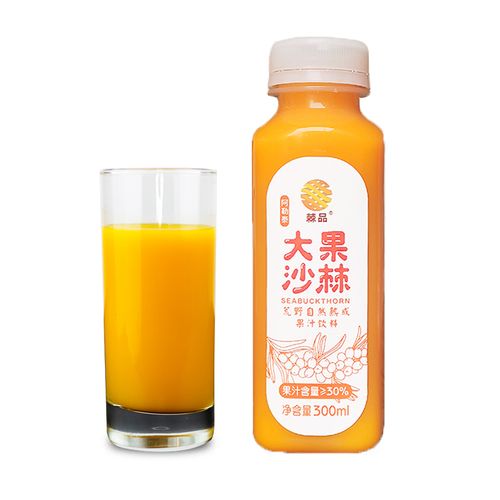 棘品新疆沙棘果汁饮料300ml*12瓶整箱沙棘饮料沙棘饮品生榨沙棘汁