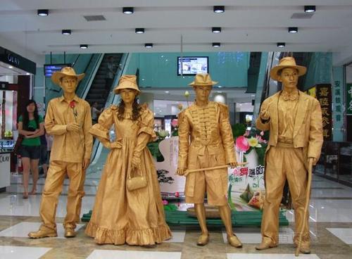 会展行为艺术车展雕塑行为艺术演出雕塑