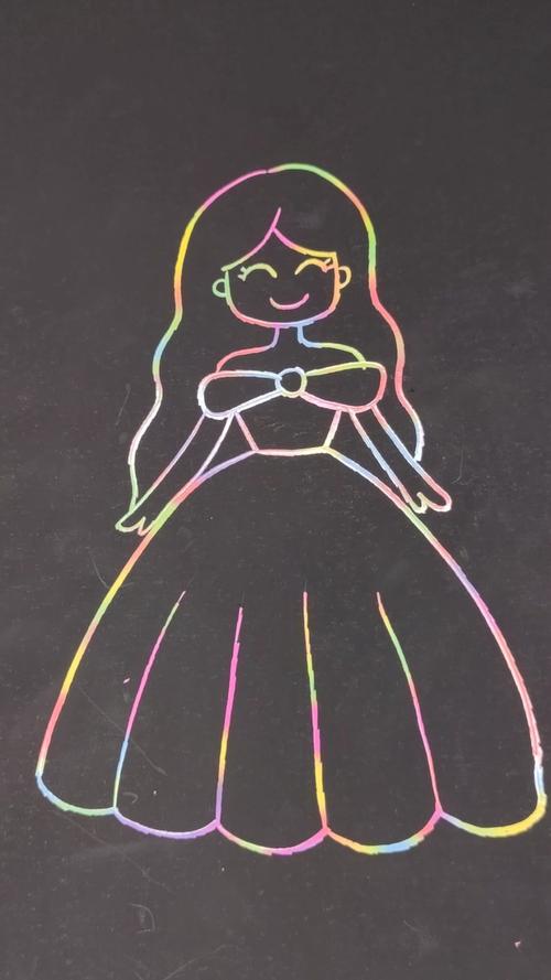 画画原来如此简单这样画公主一学就会