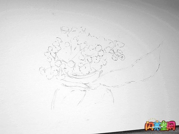 满天星简笔画图片