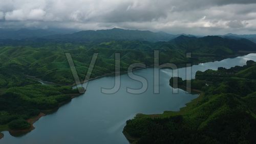 安吉老石坎水库4k_3840x2160_高清视频素材下载(编号