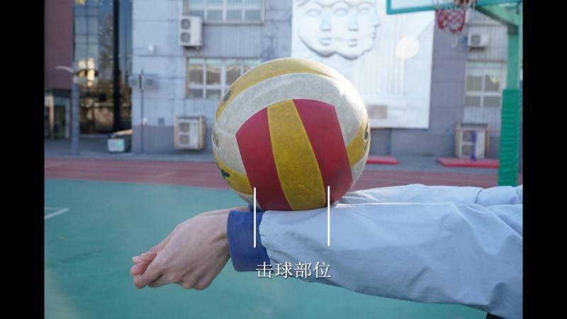 其它 跟着周老师学排球 写美篇 击球部位 动作方法:用腕关节以上小臂