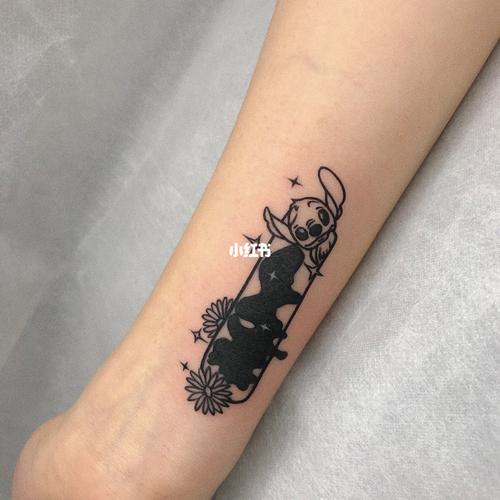 遮盖纹身小清新纹身温州纹身_纹身_小清新纹身_史迪仔_创口贴_刺青