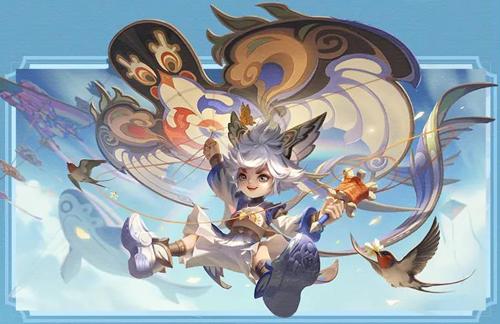 王者荣耀李元芳飞鸢探春图片 清明节皮肤高清海报