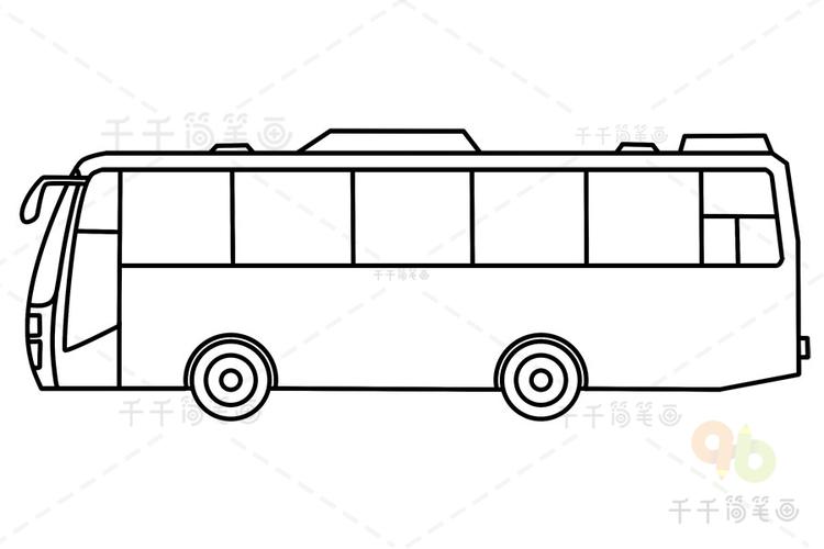 大巴车简笔画如何画