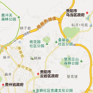 贵阳市乌当区地图