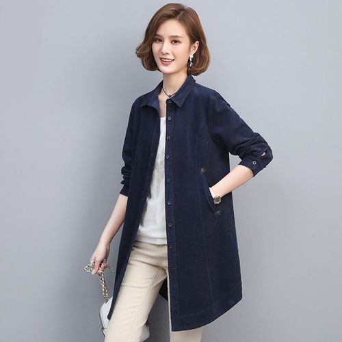 外套女2021年秋新款中年妈妈宽松休闲上衣四十岁薄风衣显瘦时尚女装