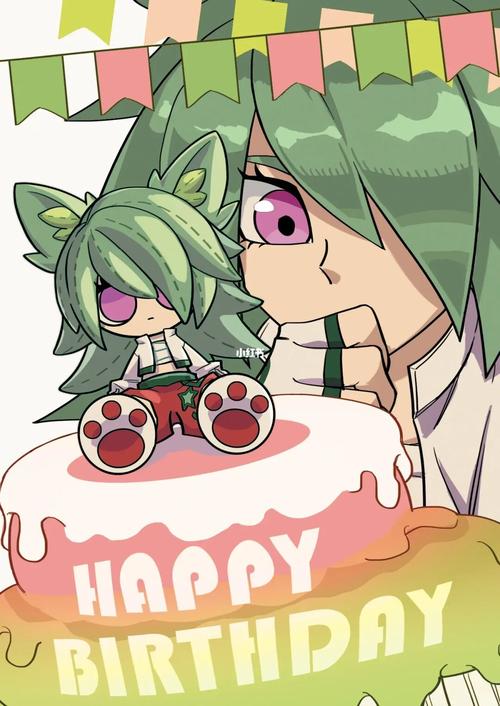 凹凸世界的生日贺图,是官方发的哟,可以抱哦,就这样,上一篇笔记还有