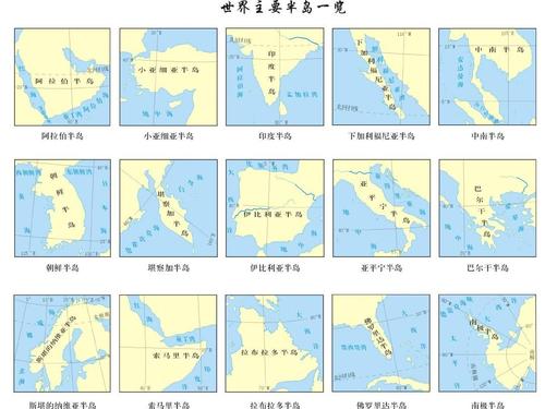 世界地图(地形,岛屿,湖泊等)ppt
