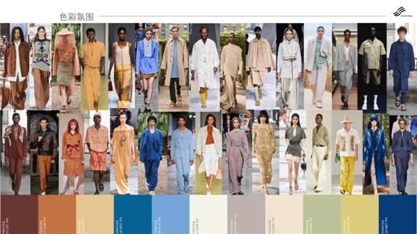2022春夏中国纺织面料女装色彩流行