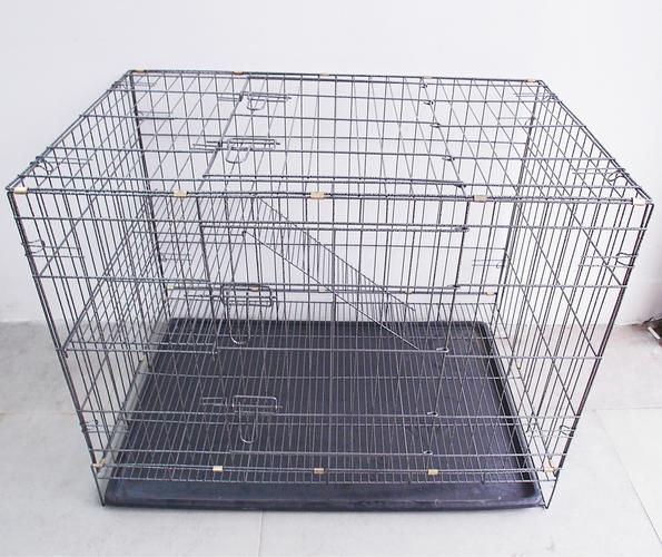 厂家直销猫笼 批发优质大号豪华猫笼 加粗铁丝金属笼子 出口猫笼