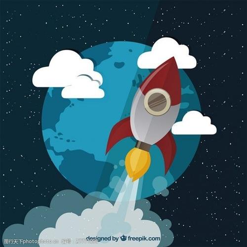太空飞行火箭图片-图行天下图库