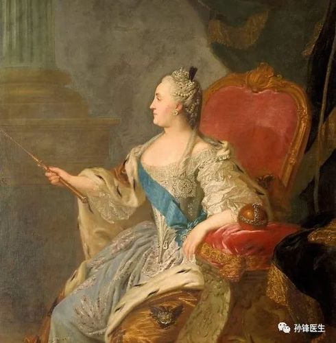 油画:《埃略加伯卢斯的玫瑰》 英国国王乔治二世    俄国女皇叶卡捷