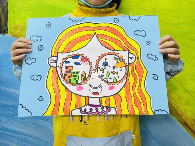 眼中的世界_创意美术_少儿创意美术_文化_绘画