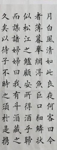 丁祥红 楷书《后出师表》值得欣赏,感谢分享