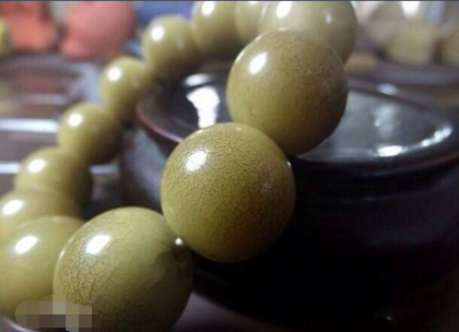 白玉菩提根盘后效果图片