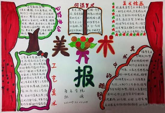 美术大师手抄报
