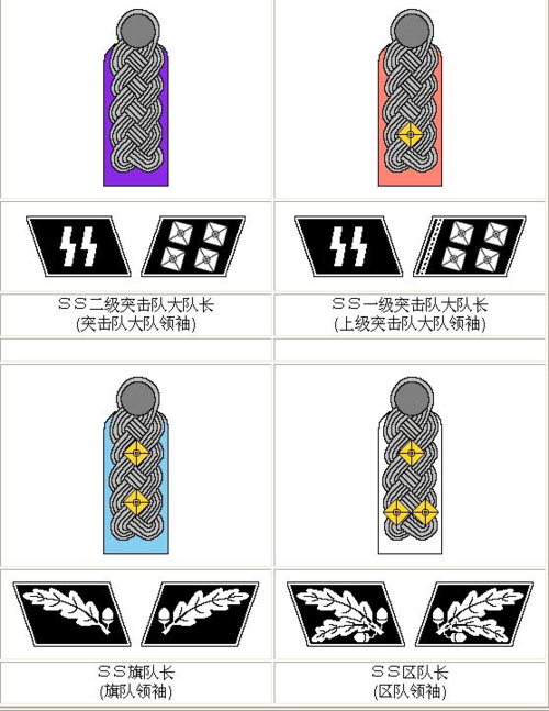 文档网 所有分类 人文社科 军事/政治 二战德国军衔标志  党卫军 陆军