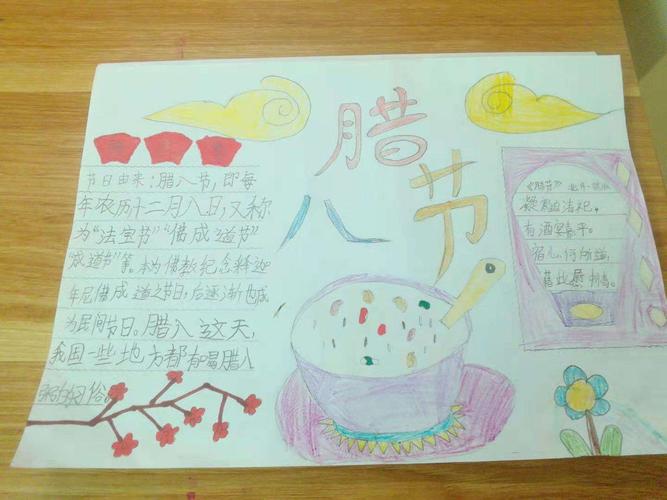 腊八手抄报