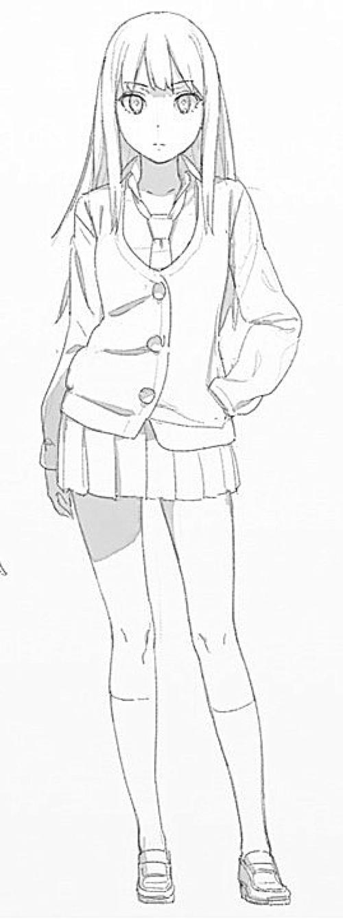 线稿,白描,铅笔画