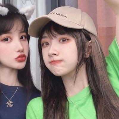 二兽: 一对两张精致甜美露脸闺蜜_女生头像_我要个性网