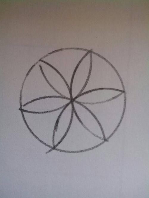 利用圆的对称性设计一个漂亮的图案