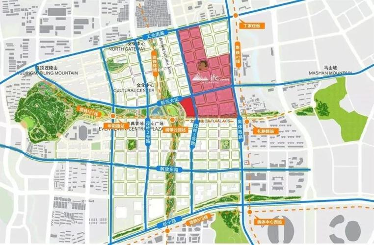 (2016年济南cbd规划图   李婷 供图)