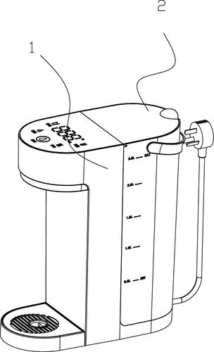 饮水机内部构件安装结构