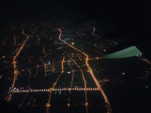 回京航拍夜景