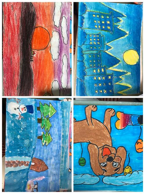 西宁市城北区博雅小学乡村少年宫(儿童画班)教学成果展示