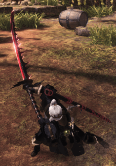 怪物猎人世界天刀改咖喱棒太刀mod