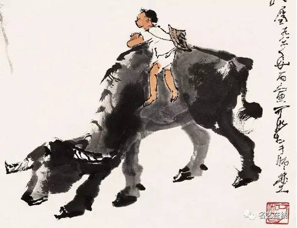 李可染笔下100多水牛图高清放大,发现了不可告人的秘密