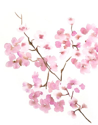 位图 植物 写意花卉 花朵 桃花 免费素材