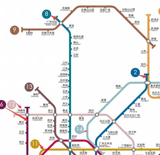 牛人分享广州地铁最新远期规划线路图大家感受下