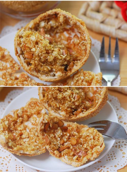 正宗广式传统贺年食品春节送礼广东特产龙江煎堆爆米花袋2个200g_6折